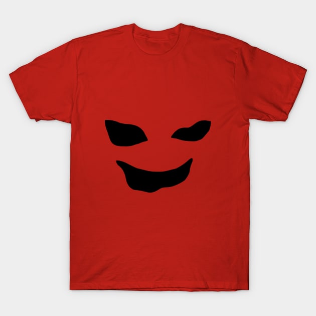 Evil Face Smiling T-Shirt by ZalmonDraw